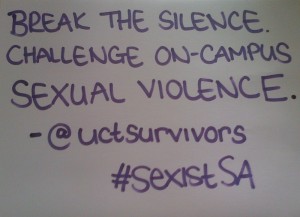 sexistSA UCT Survivor Support