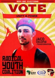 Jaco Oelofse EFF SRC poster