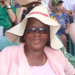 Eunice Botopela at the cricket [Theresa Mallinson]
