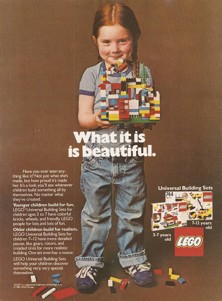 Lego advert from the 80s