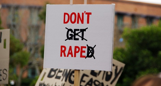 Don't rape slutwalk placard