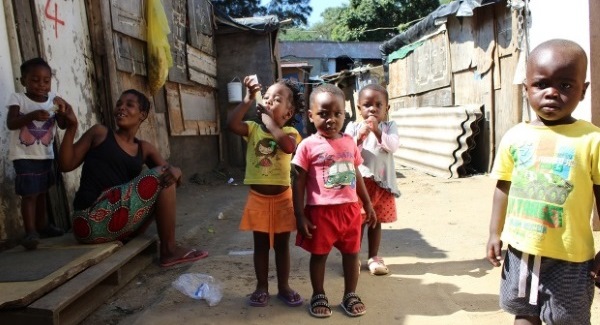 Children from shacks in Durban