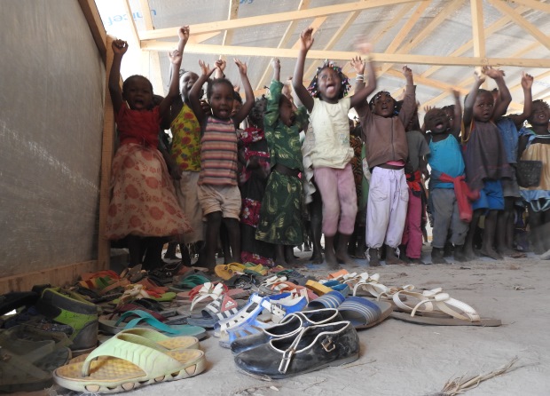 children at Mkopo refugee camp, Bangui, CAR
