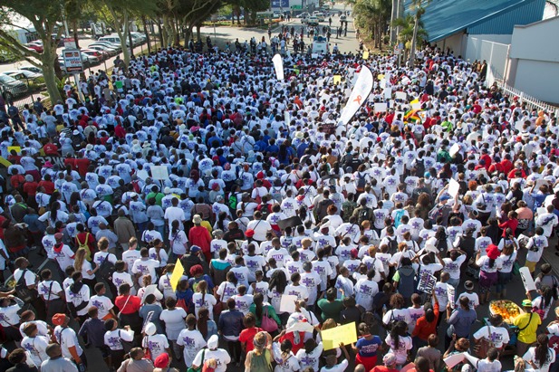 TAC March through the Durban CBD, 18 July, 2016. Photo Â©International AIDS Society/Rogan Ward