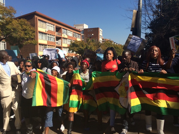 Zimbabwe solidarity march 2