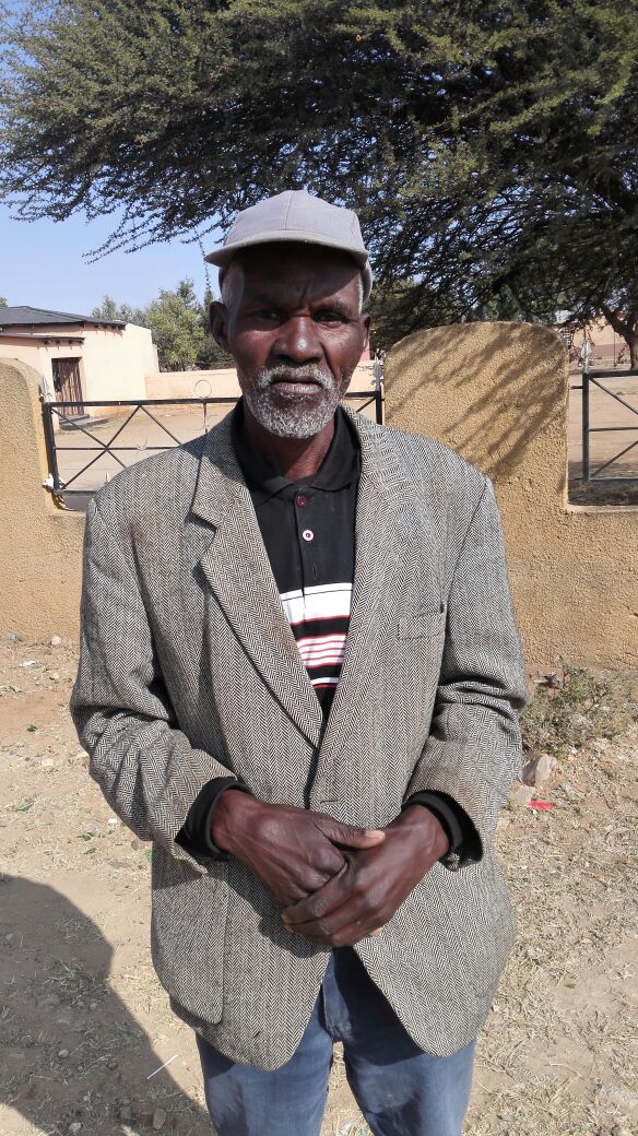 Edwin Bosman, 65, want better health services. Edwin knows what it's like to have no choice.