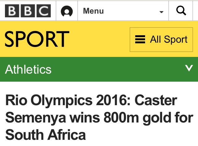 caster headline BBC