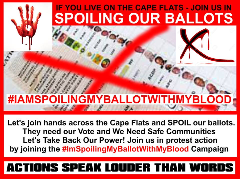 spoil your ballot with blood