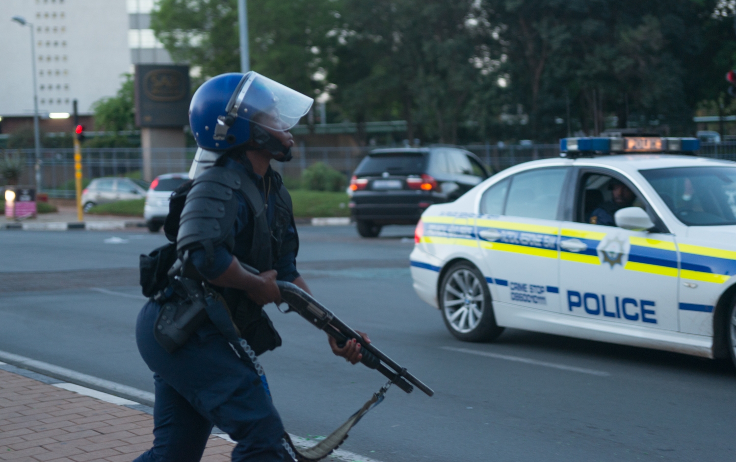 #feesmustfall protest wits Braamfontein police 5