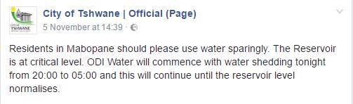 water-restrictions-tshwane-2-facebook-screengrab