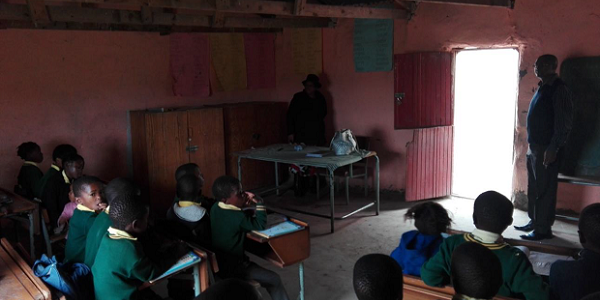 Learners at Ngweni Junior Secondary near Mthatha battle to learn in dark and cold mud classrooms.